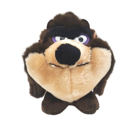 Vintage 1993 WB Looney Tunes Taz Tasmanian Devil Stuffed Plush 24K. 8” Looney‎ - Picture 1 of 5